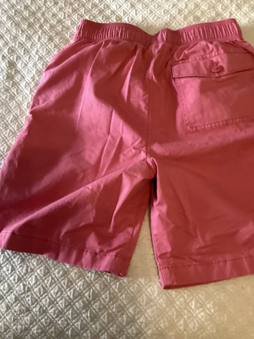 Janie & Jack soft red plaid gauze shirt with Crewcuts  drawstring shorts size 16